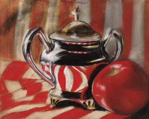 'Red, White & Silver' by Karen Hargett